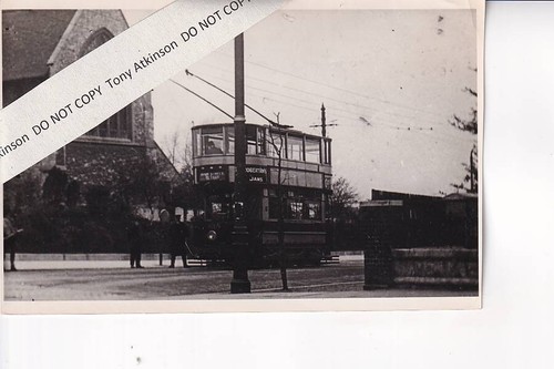 London county council tram - county,