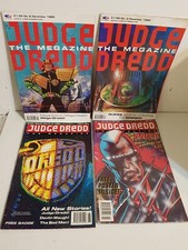 Judge Dredd The Megazine 1990 &  1992! 2000AD X4 Magazines. 