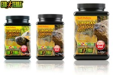 EXO TERRA SOFT PELLET EUROPEAN TORTOISE DAILY DIET COMPLETE FOOD HEALTH NUTRIENT