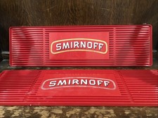 X2 Smirnoff Drip Trays Pub Bar Collectable