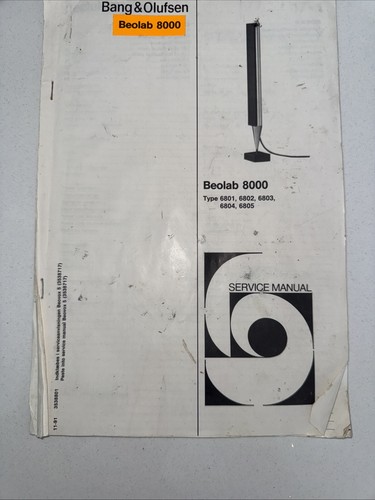 Bang olufsen beolab 8000 - bang,