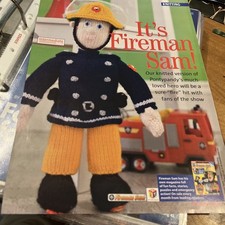 Fireman Sam Toy doll knitting