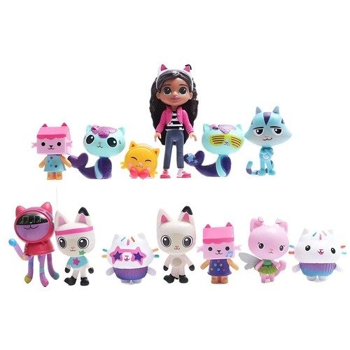 13pcs set gabby dollhouse - gabby's,