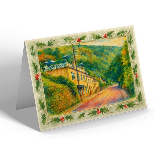 Xmas notelet guy s cliff - notelet, guy's