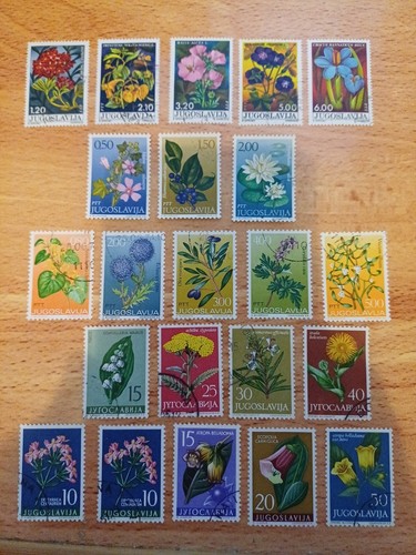 Yugoslavia stamps flowers - stamps,