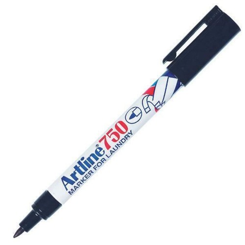 Artline black laundry pen - artline,