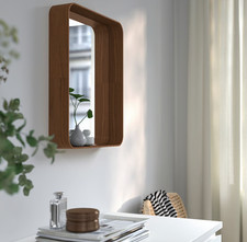 IKEA DVARGSYREN Mirror Walnut
