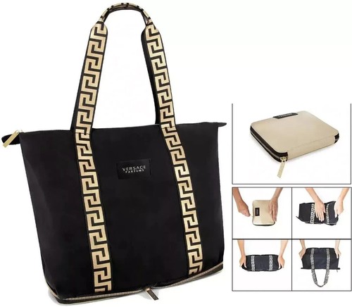 Versace bag black gold - black, folding