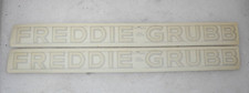 Freddie Grubb bike decals, vintage