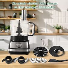 8 in 1 Food Processor Chopper 2 L Mixer Electric Blender Juicer Shreder Maker UK