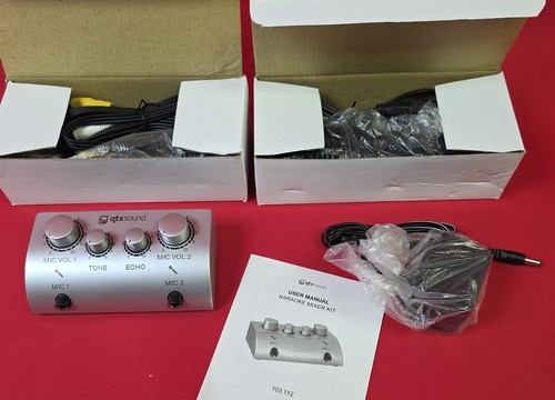 Qtx sound karaoke mixer kit - kit, 2x