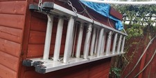 3 Extension Aluminium Ladder Approx Hight 4.73m