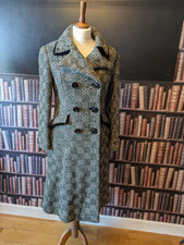 Vintage 1970s Horrockses Fashions Wool Peacoat Fits UK 10