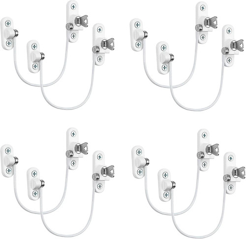 20x white window door cable - white,