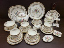 Coalport ming rose - 5x, teaset