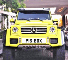 P16 BDX Personal Number Plate