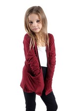 GIRLS BOYFRIEND CARDIGANS SHRUG WITH POCKETS VEST TOP