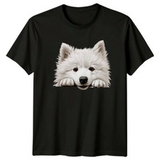 Samoyed Dog Peek A Boo T-Shirt