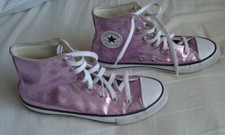 Converse Chuck Taylor Metallic Rose Gold All Star Women’s Shoes Boot Trainers (1
