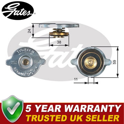 Gates radiator cap fits - radiator,