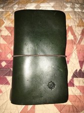 Nomad Brand deep green leather