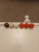 Set Of 6 Large Subbuteo Balls