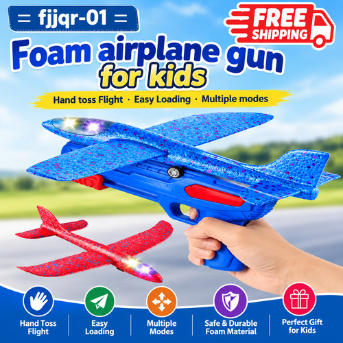 Glowing foam plane launcher - **glowing,