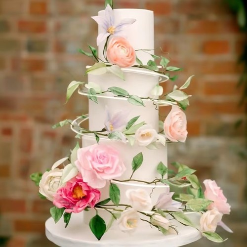 Acrylic cake spiral tiered - cake,