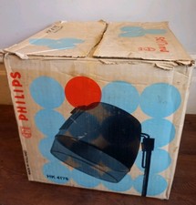 Vintage Retro Philips Hood Hairdryer With Stand, Original Box & Instructions