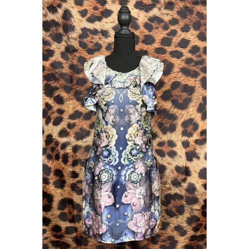 Floral kaleidoscope ruffle - floral,