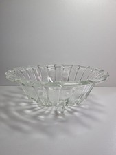 Vintage Cut Glass Dish Deep Dessert / Serving Dish / Punch Bowl / Trifle 25cm