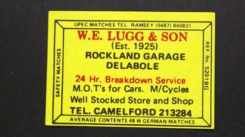 Matchbox label upec son - matchbox, &
