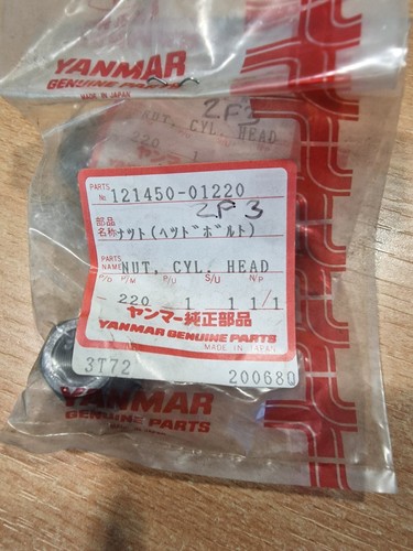 Yanmar cylinder head nut - yanmar,