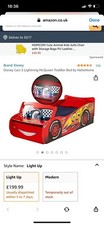Disney Cars 3 Lightning McQueen Todder Bed By Hello Home