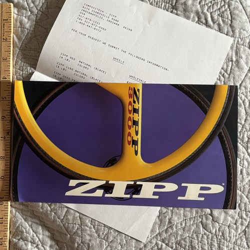 Vtg 1990s zipp bicycle - vtg,