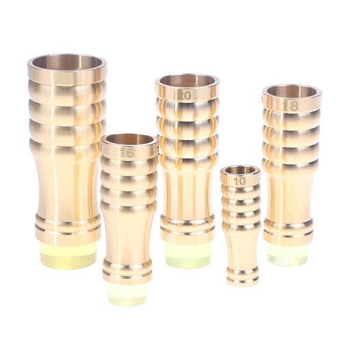 Brass cane crutch tip - crutch, with