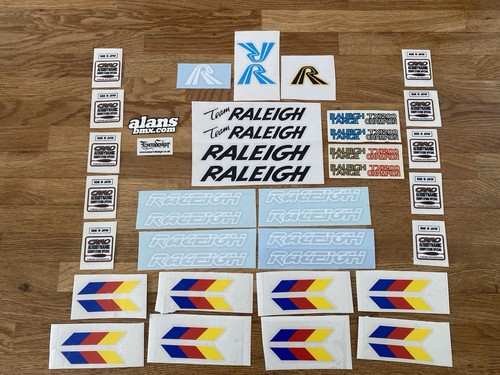 Raleigh burner decals 1980s - raleigh,
