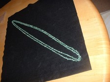 jewelry 2 jade colour chip necklaces approx.30" long