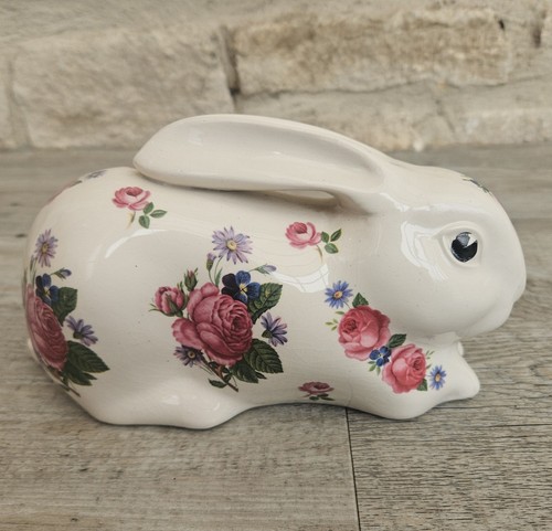 Vintage ceramic large bunny - ceramic,