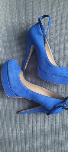 Sexy electric blue shoes - sexy,