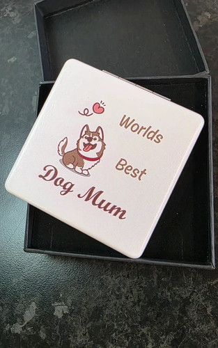 Gorgeous dog mom gift - mom, compact