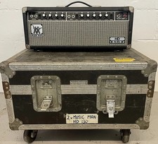 Music Man HD130 Head ex 10CC STAWBERRY STUDIOS 1977 - Silver Grill