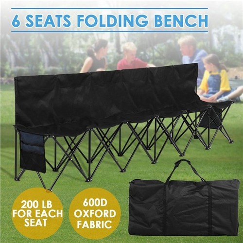 Seat outdoor portable - 6-seat,