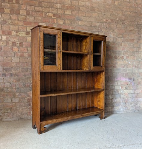 Antique arts crafts oak open - arts, &