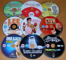 Stand-Up & Sketch COMEDY Joblot DVD Bundle (DISCS ONLY NO SLEEVES) 9 Shows