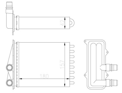 Heat exchanger interior - heat,