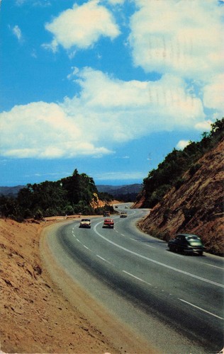 California highway old cars - california,