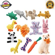 Pet Dog Chew Toys Braided Rope Indestructible Dog Teeth Dental Cleaner Gifts