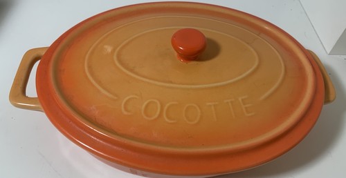Cocotte creuset orange oval - creuset,