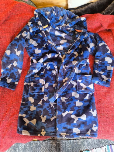 Dressing gown blue - 12-13,